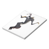 Gannets-Abstract Zee Bird Notitieblok (Linkerzijde)