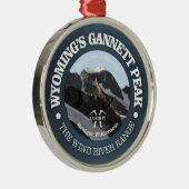 Gannett Peak Metalen Ornament (Rechts)