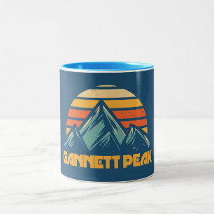 Gannett Peak Retro Turquoise Tweekleurige Koffiemok