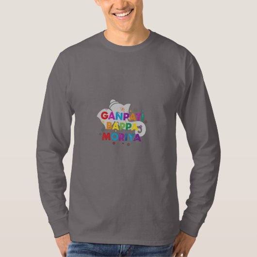 Ganpati Bappa Moriya T-shirt (Voorkant)