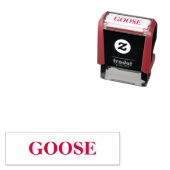 Gans aangepaste tekst zelfinkende stempel voor amb (In situ)