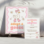 Gans Adoptie Bord Poster
