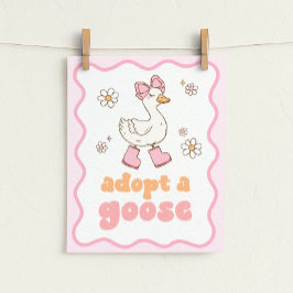 Gans Adoptie Bord Poster