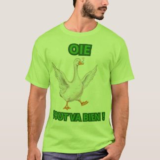 Gans Alles is Goed – Illustratie Lachende Gans T-shirt
