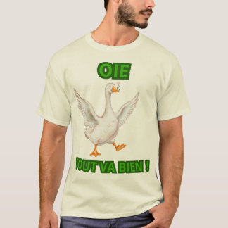 Gans Alles Is Oké – Illustratie Lachende Gans T-shirt