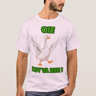 Gans Alles Is Oké – Illustratie Lachende Gans T-shirt