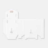 Gans Baby shower Bedankdoosjes (Uitgevouwen)