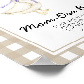 gans baby shower - Momosa bar Poster (Hoek)