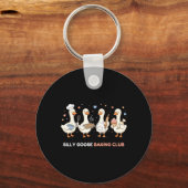 Gans Backclub Funny Baker Moeder Mama Banketbakker Sleutelhanger (Voorkant)