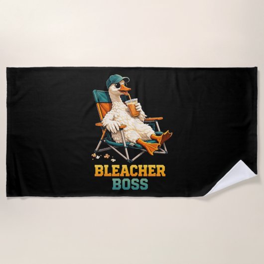 Gans Bleacher Baas Strandlaken (Voorkant)