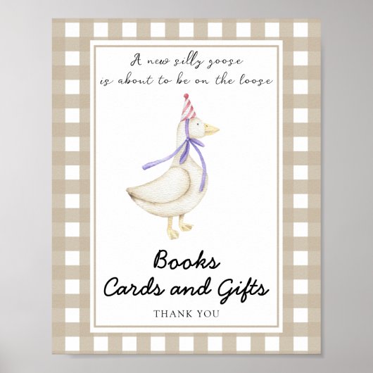 Gans - boeken kaarten en cadeaus poster (Voorkant)