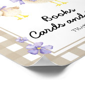 Gans - boeken kaarten en cadeaus poster (Hoek)