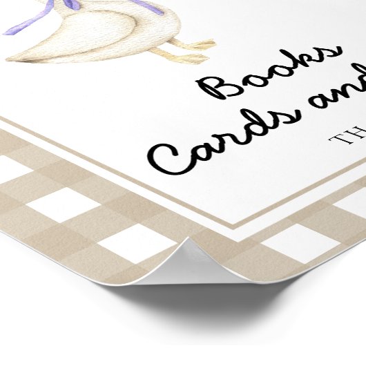 Gans - boeken kaarten en geschenken poster (Hoek)