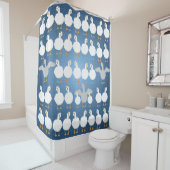 Gans die gordijn douchen (In situ)