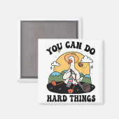 Gans die je kunt doen hard ding testen dag magneet (Voorkant / Achterkant)