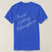 Gans Eet Kampioen Competitief Eet Wedstrijd T-shirt (Design voorkant)
