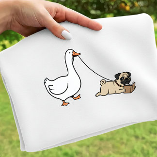 Gans en honden lezen T-shirt Grappige Pug-moeder