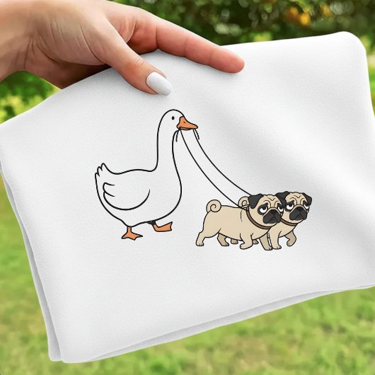 Gans en Honden T-shirt Grappige Pug Moeder