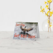 Gans flappen wordt snel beter kaart (Gele Bloem)