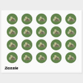 Gans Gansje Baby Gans Ronde Sticker (Vel)