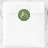 Gans Gansje Baby Gans Ronde Sticker (Tas)