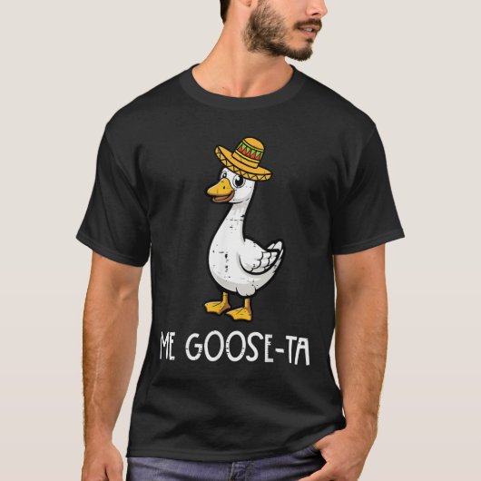 Gans Gusta Ta Mexicaanse Grappige Spaanse Pun Mann T-shirt (Voorkant)