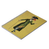 Gans in groene regencyjas 3 notitieboek (Linkerzijde)