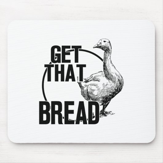Gans krijgt dat brood muismat (Voorkant)