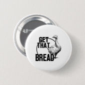 Gans krijgt dat brood ronde button 5,7 cm (Voorkant /achterkant)