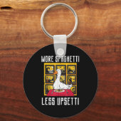 Gans Meer Spaghetti Minder Etti Grappige Dieren Ma Sleutelhanger (Voorkant)