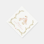  Gans Meisje Baby shower Servet (Hoek)