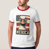 gans merica 4 juli patriottisch t-shirt (Voorkant)