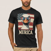  gans merica 4 juli patriottisch t-shirt (Voorkant)