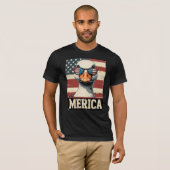  gans merica 4 juli patriottisch t-shirt (Voorkant volledig)