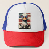 gans merica 4 juli patriottisch trucker pet (Voorkant)
