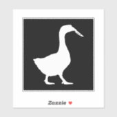 Gans met mes - Untitled Goose Game Sticker (Vel)