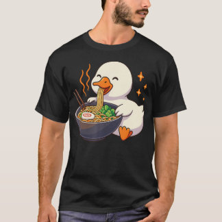 Gans Met Noedels Ramen Kawaii T-shirt