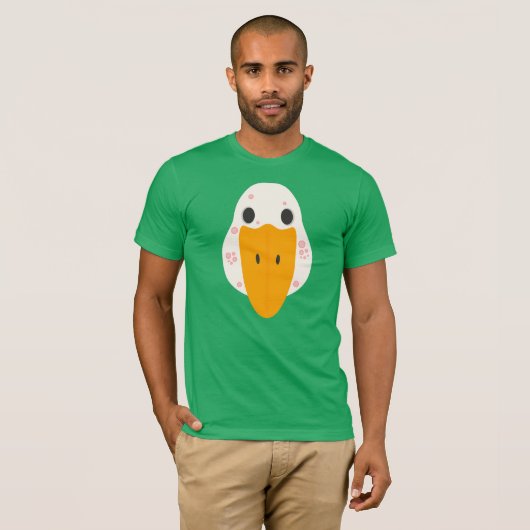 Gans met puistjes basic T-shirt (Voorkant volledig)