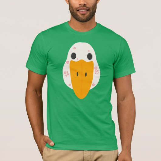Gans met puistjes basic T-shirt (Voorkant)