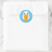 Gans met puistjes Sticker (Tas)
