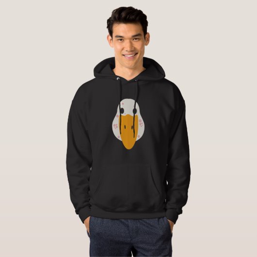 Gans Met Pukkels Heren Hoodie (Voorkant volledig)