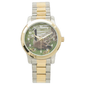 Gans moeder en baby's horloge