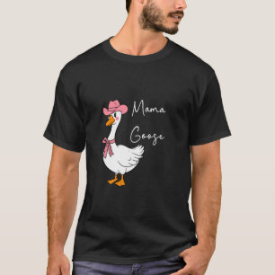 Gans Moeder Grappige Familie Overeenkomstige Moede T-shirt