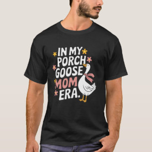 Gans Moeder Tijdperk Grappige Boerderij Gans Vogel T-shirt