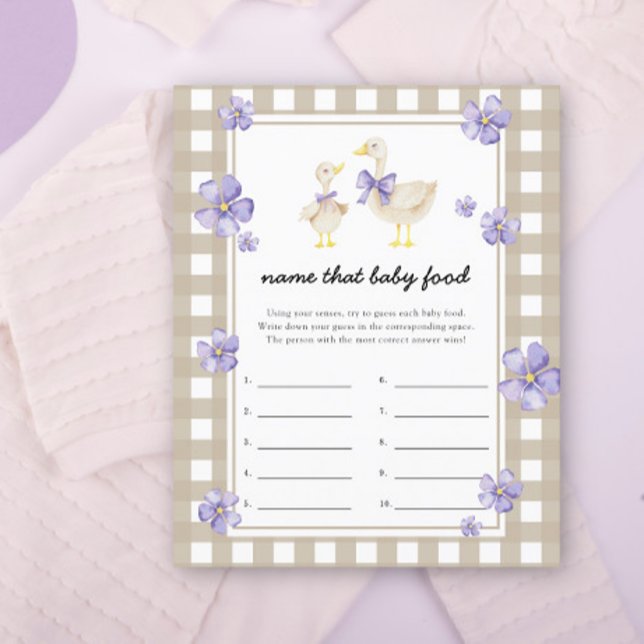 gans - Noem dat baby Food douchespel (Creator heeft geüpload)