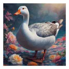 Gans nr. 3 perfect poster