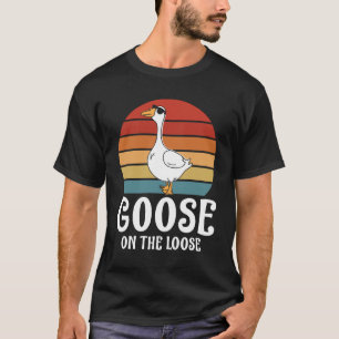 Gans op de los t-shirt