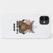 Gans op een Eland Dier Grappig Case-Mate iPhone Case (Achterkant (horizontaal))