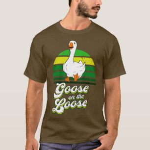 Gans op het losse grappige Gekke dier T-shirt