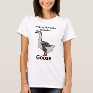 Gans op zoek naar water om te zwemmen Afrikaanse G T-shirt
